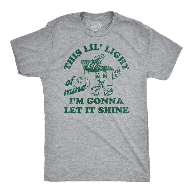 Men's durable wear t-shirt-This Lil Light Of Mine Im Gonna Let It Shine Men's T Shirt