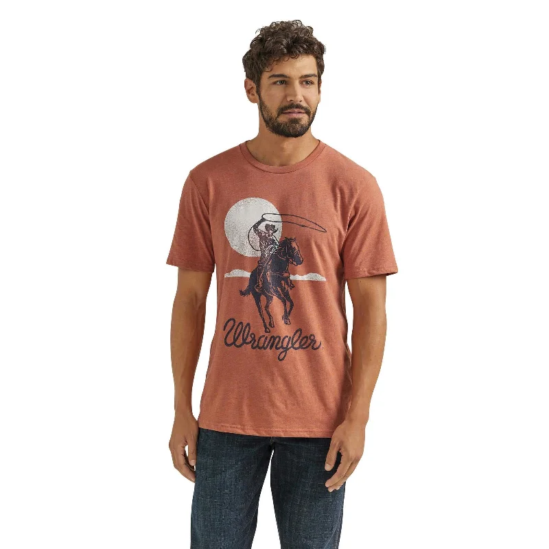 Men's sustainable cotton t-shirt-Men's Wrangler T-Shirt #112350030