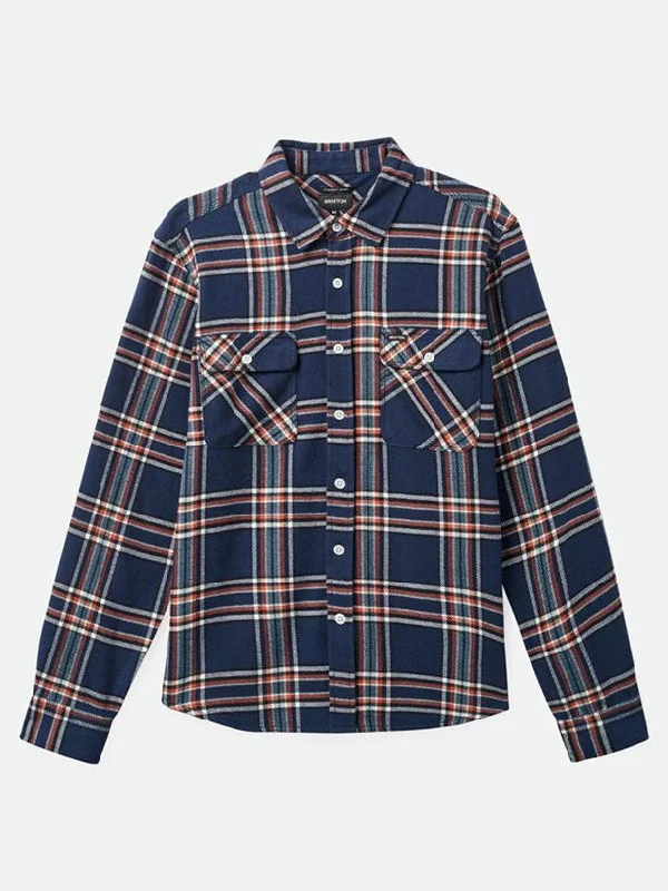 Men's ultra-light gym wear shirt-Bowery L/S Flannel