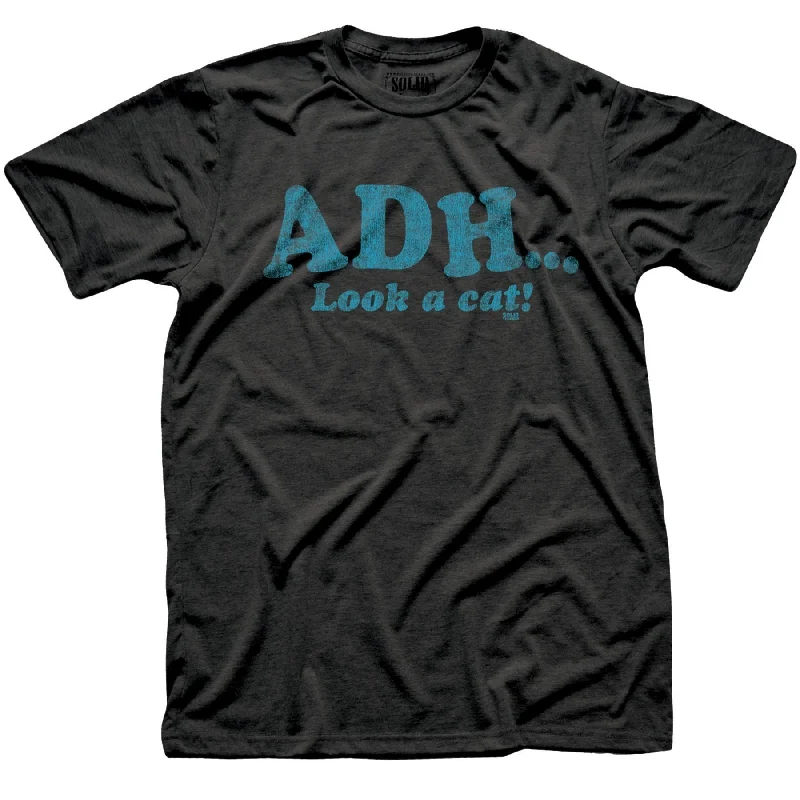 Men's organic jersey t-shirt-ADH�.look a cat! T-shirt