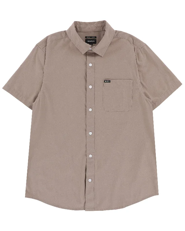 Men's gym-ready casual shirt-Charter Sol Wash S/S Woven Shirt