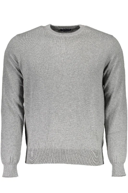 Men's half-zip sweater-North Sails Eco-Conscious  Knit Sweater With Logo Men's Detail