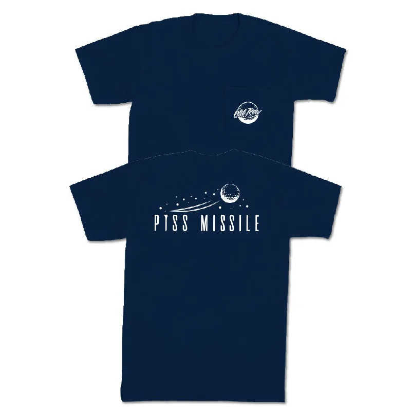 Men's ultra-lightweight t-shirt-Piss Missile Pocket Tee