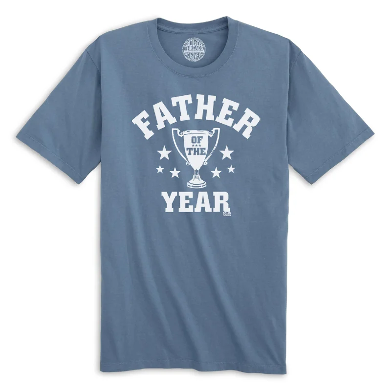 Men's organic jersey t-shirt-Father Of The Year Organic Cotton T-shirt