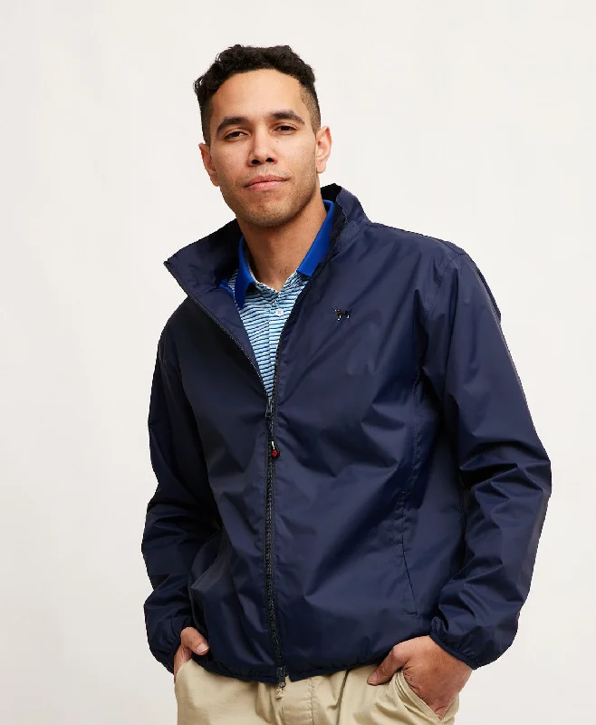 Men's naturally breathable jacket-Mens Waterproof Bomber Jacket