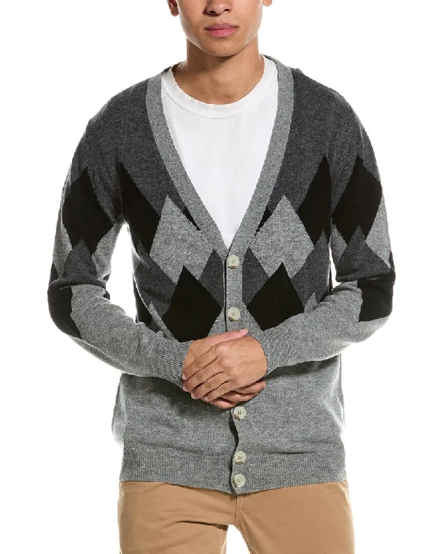 Men's basic sweater-Brodie Cashmere Wool & Cashmere-Blend Cardigan