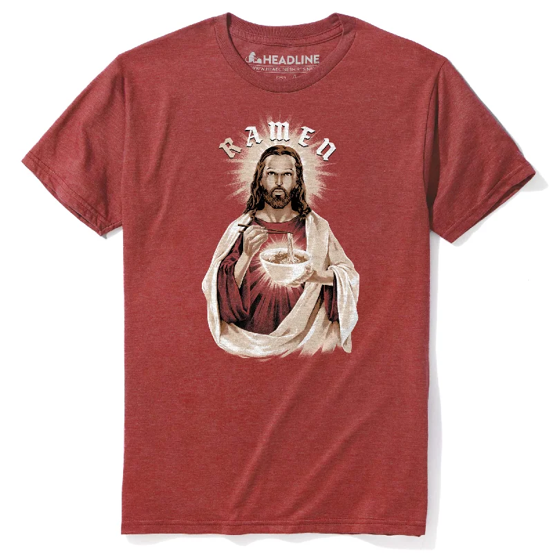 Men's relaxed casual t-shirt-R-Amen T-Shirt