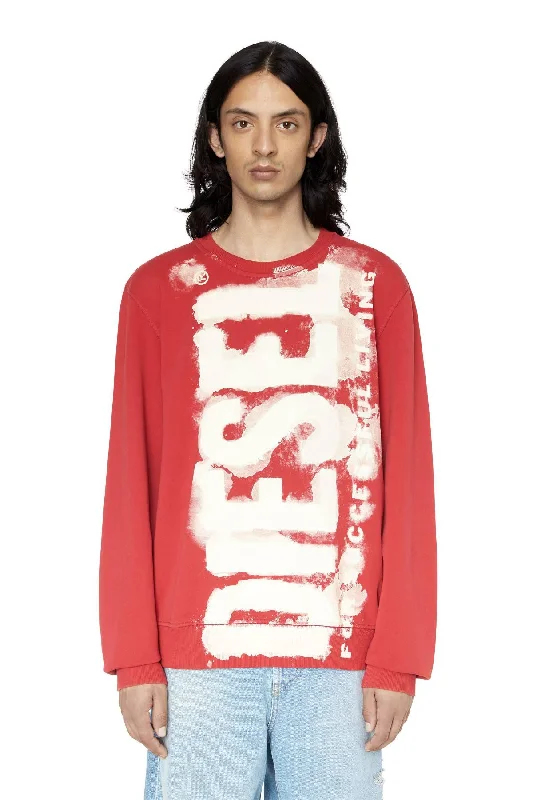 Men's easy-care sweatshirt-Diesel