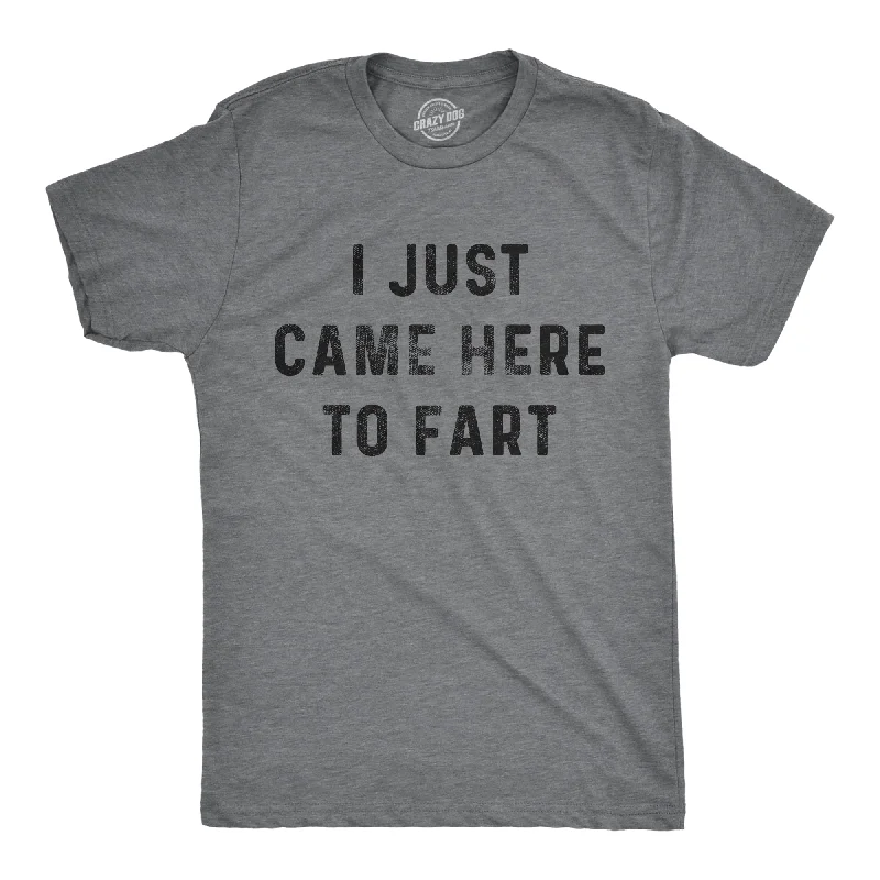 Men's comfortable fit t-shirt-I Just Came Here To Fart Men's T Shirt