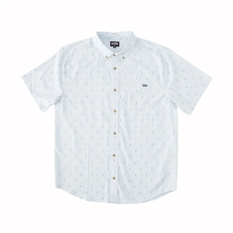 Men's weather-resistant casual wear shirt-All Day Jacquard S/S Shirt