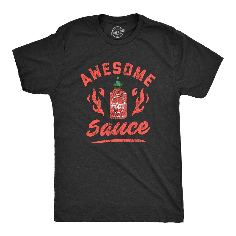 Men's comfortable fit t-shirt-Awesome Sauce Men's T Shirt