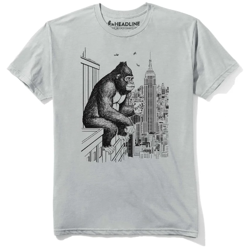 Men's modern casual t-shirt-King Coffee Break T-Shirt