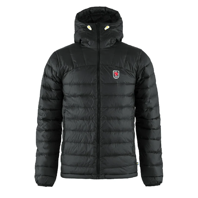 Men's lightweight jacket-Fjallraven Expedition Pack Down Hoodie Black