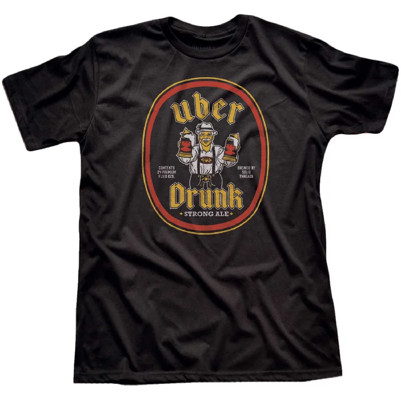 Men's fitness training t-shirt-Uber Drunk T-shirt