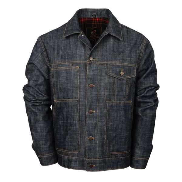 Men's modern jacket-STS Ranchwear Men's Quinten Vintage Denim Jacket