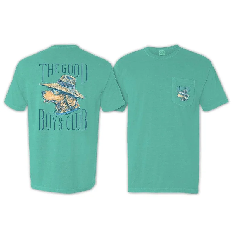 Men's high-quality t-shirt-The Salty Boy Pocket Tee