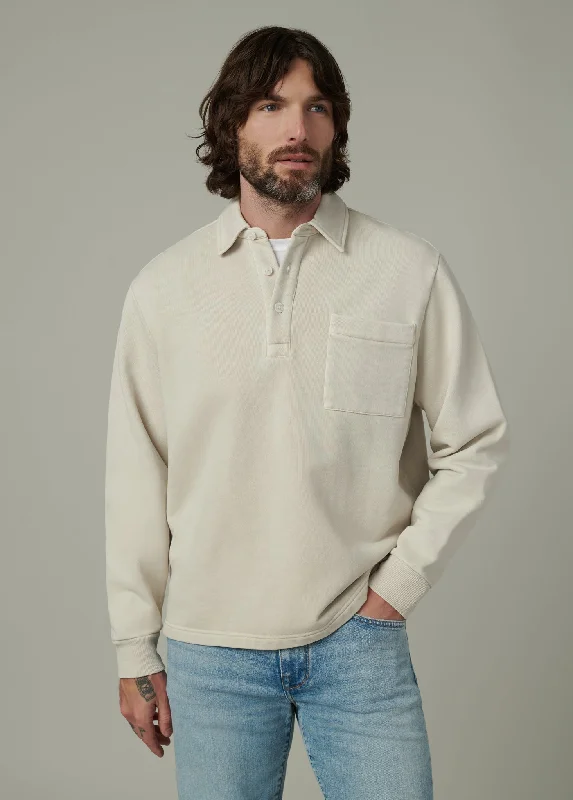 Men's fashion-forward performance polo shirt-THE POLO SWEATSHIRT