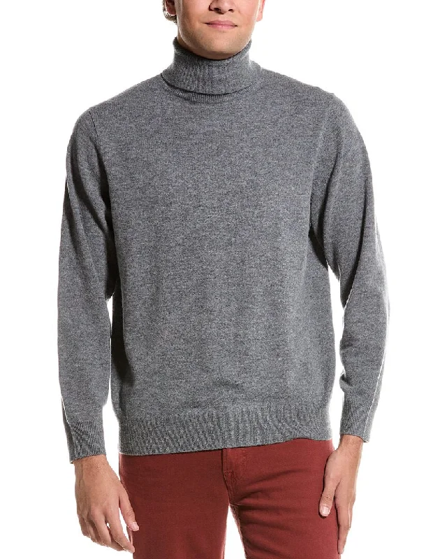 Men's loungewear knit-Douglas Anthony Turtleneck Wool Sweater