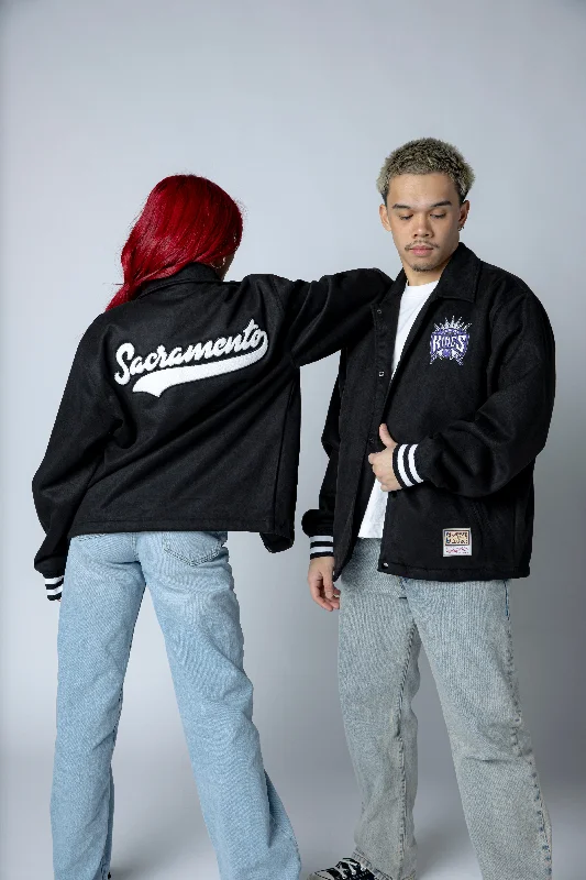 Men's gym-ready jacket-Kings Oversweep Varsity Jacket