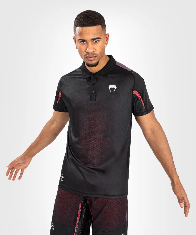 Men's quick-dry casual polo shirt-Venum x Dodge Banshee Men’s Dry Tech Polo - Black