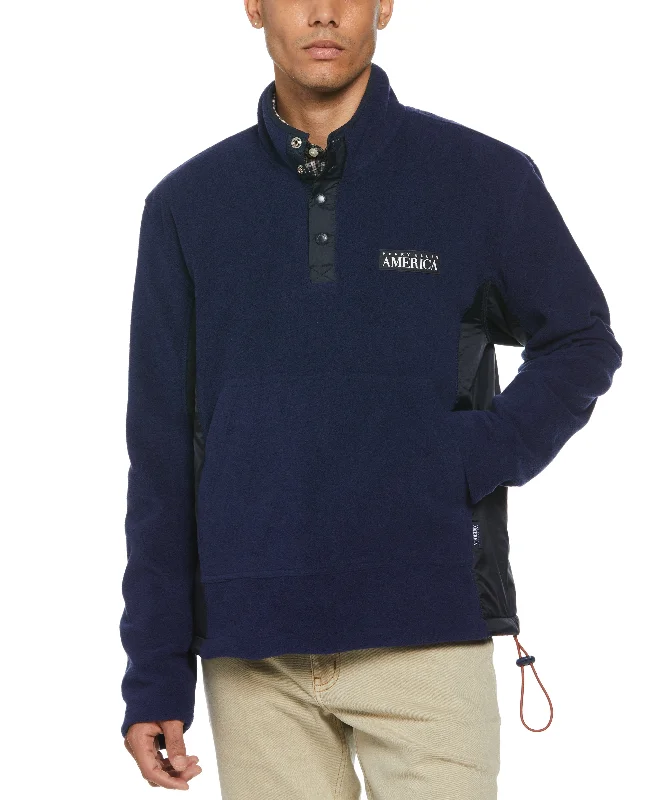 Men's wrinkle-resistant knitwear-Polar Fleece Pullover