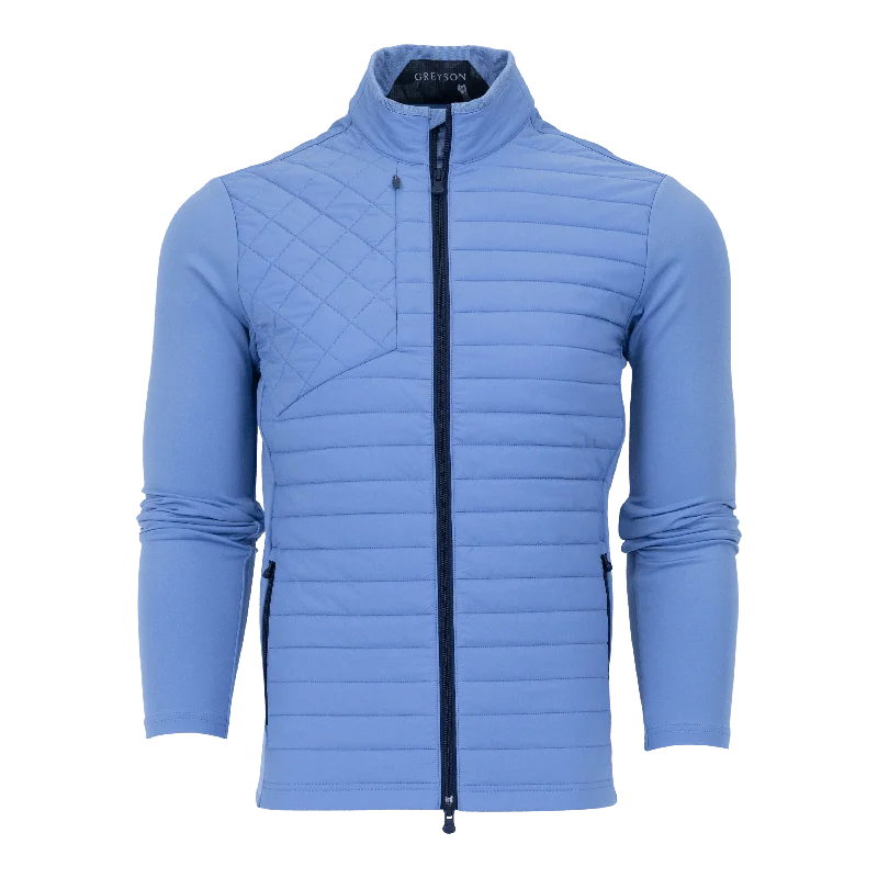 Men's ultra-light jacket-Yukon Hybrid Jacket (Cloud)