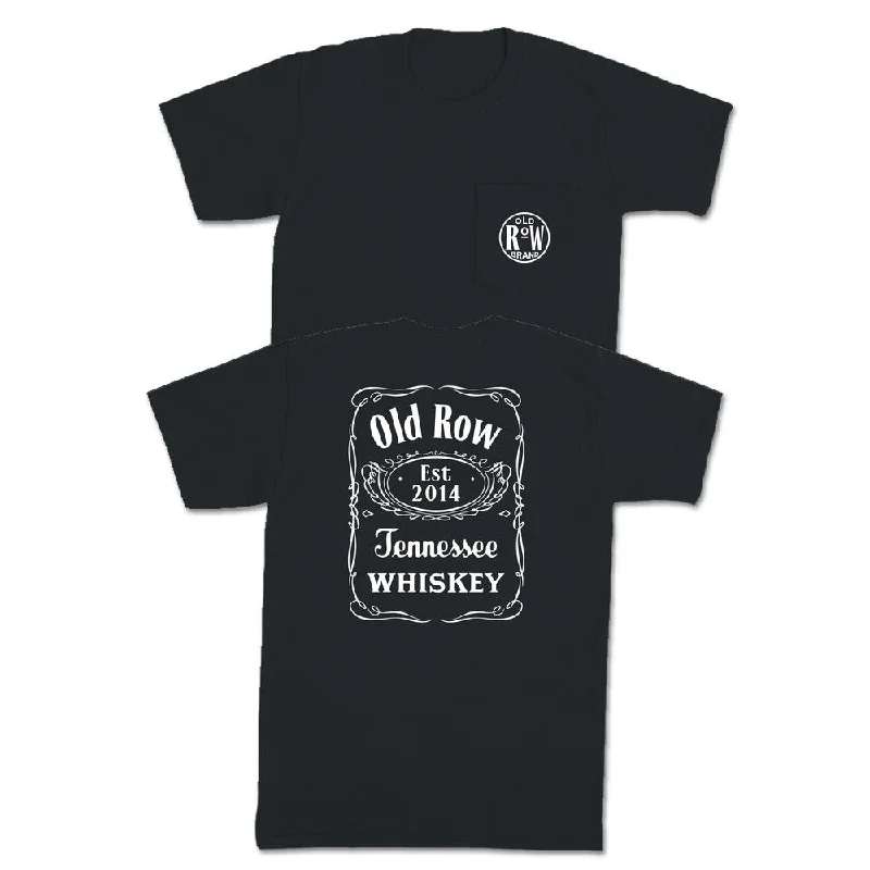 Men's durable wear t-shirt-The Tennessee Whiskey Pocket Tee