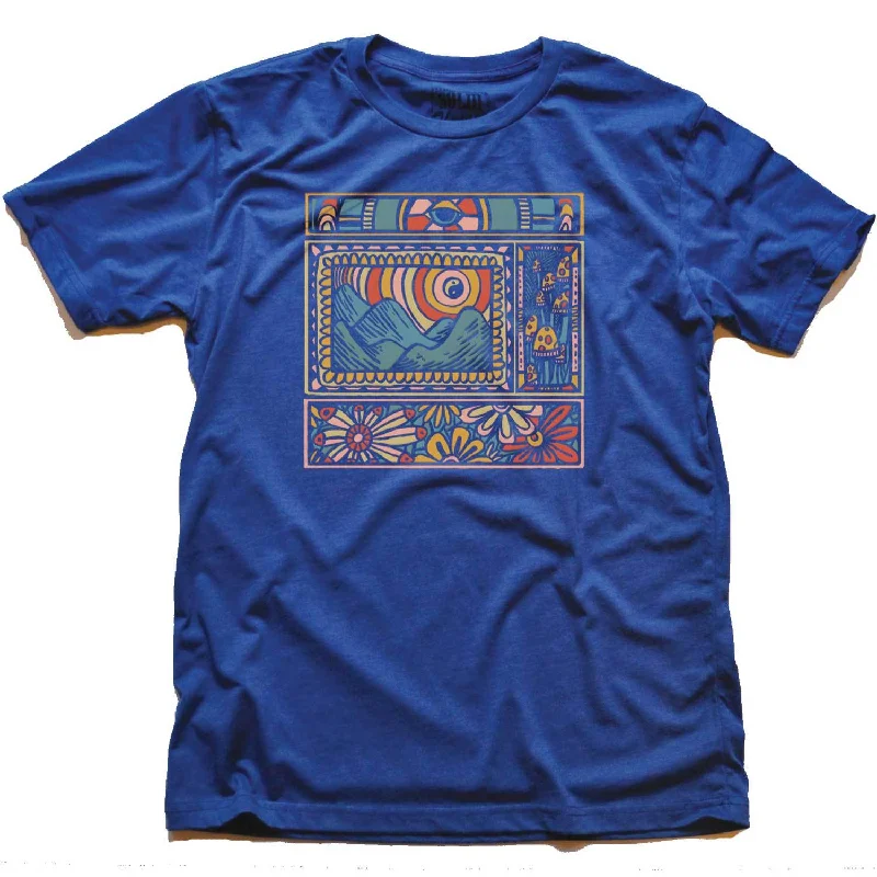 Men's durable wear t-shirt-Trippy Nature T-shirt | Design by Dylan Fant