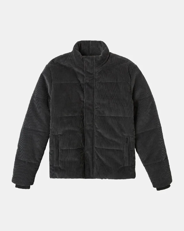 Men's quick-dry jacket-Townes Quilted Jacket - Pirate Black