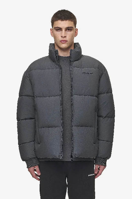 Men's lightweight jacket-Solin Puffer Jacket Anthracite