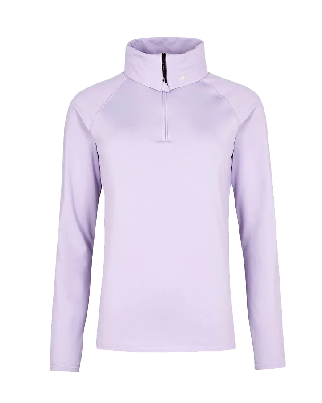 Men's hemp sweatshirt-O'Neill Clime Half Zip Fleece  - Purple Rose