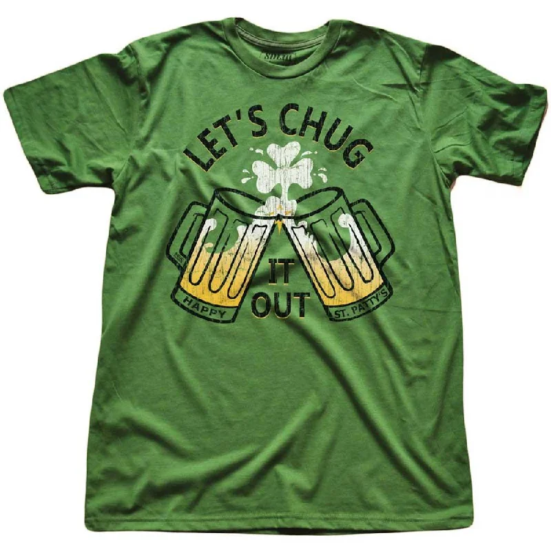 Men's premium fabric t-shirt-Let's Chug It Out T-Shirt