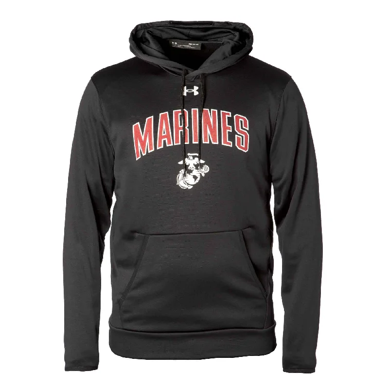 Men's sporty running hoodie-Under Armour Marines Fleece Hoodie