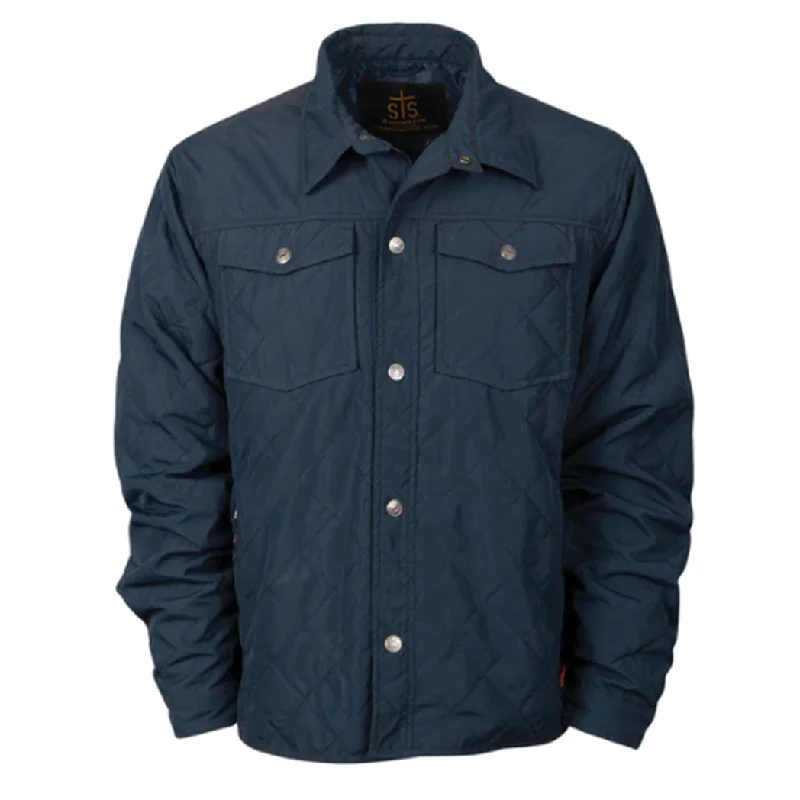 Men's fashion-forward jacket-STS Ranchwear Men's Cassidy Steel Blue Jacket