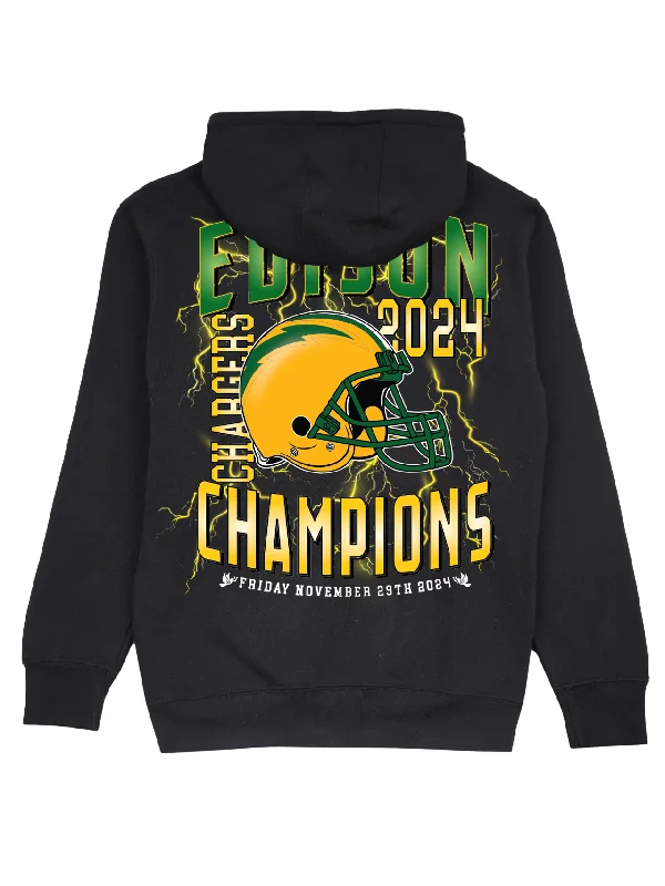 Men's antibacterial casual hoodie-Edison Champions Hoodie