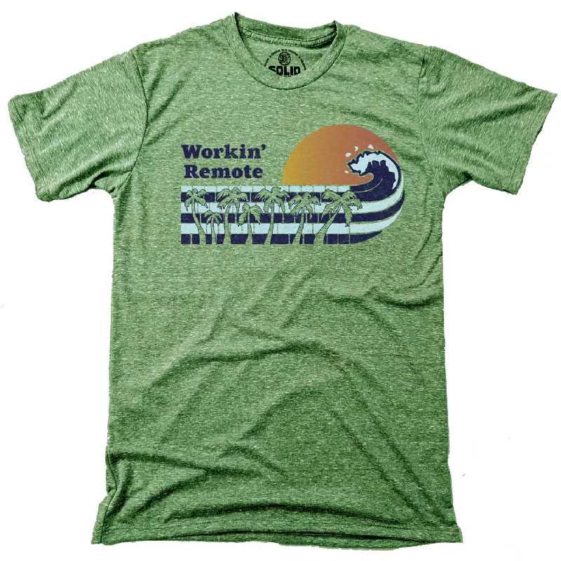 Men's eco-friendly active t-shirt-Workin' Remote T-shirt