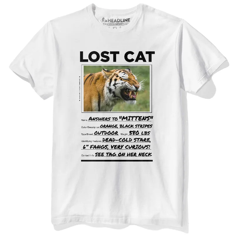 Men's high-quality t-shirt-Lost Cat T-Shirt