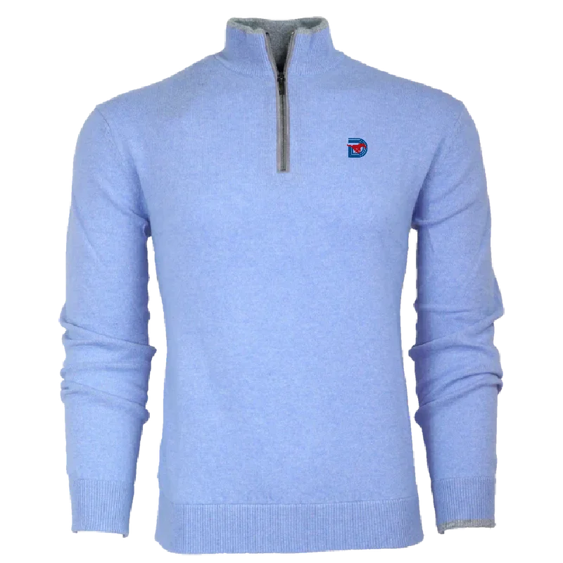 Men's uniform sweater-SMU Sebonack Quarter-Zip Sweater