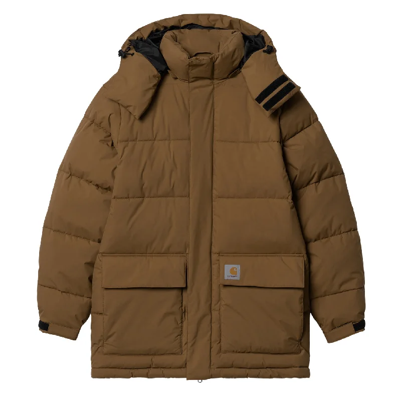 Men's pre-washed jacket-Carhartt WIP Milter Jacket Tamarind