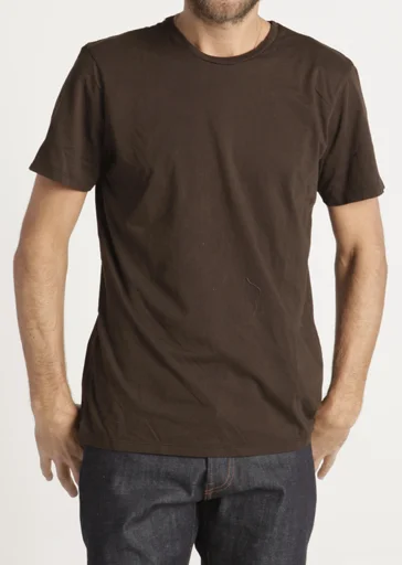 Men's durable wear t-shirt-Brooklyn Denim Co. Organic Cotton Tee