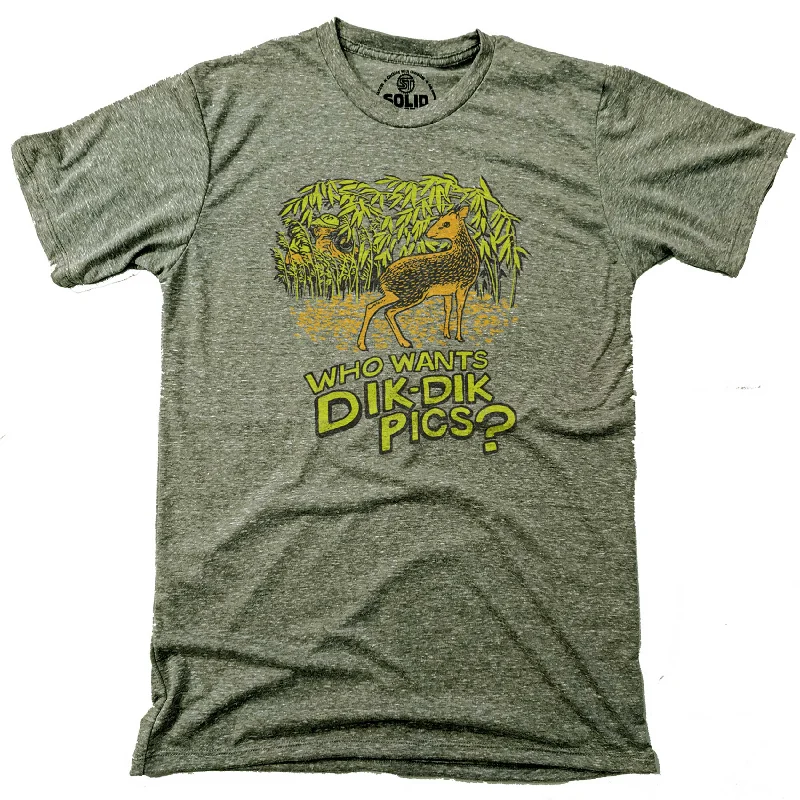 Men's all-season t-shirt-Who Wants Dik Dik Pics T-shirt