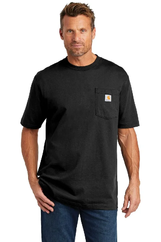 Men's performance wear t-shirt-Men's Carhartt Loose Fit Heavyweight Pocket T-Shirt #K87