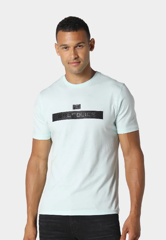 Men's eco-friendly active t-shirt-Oxshott Aquatic Green T-Shirt