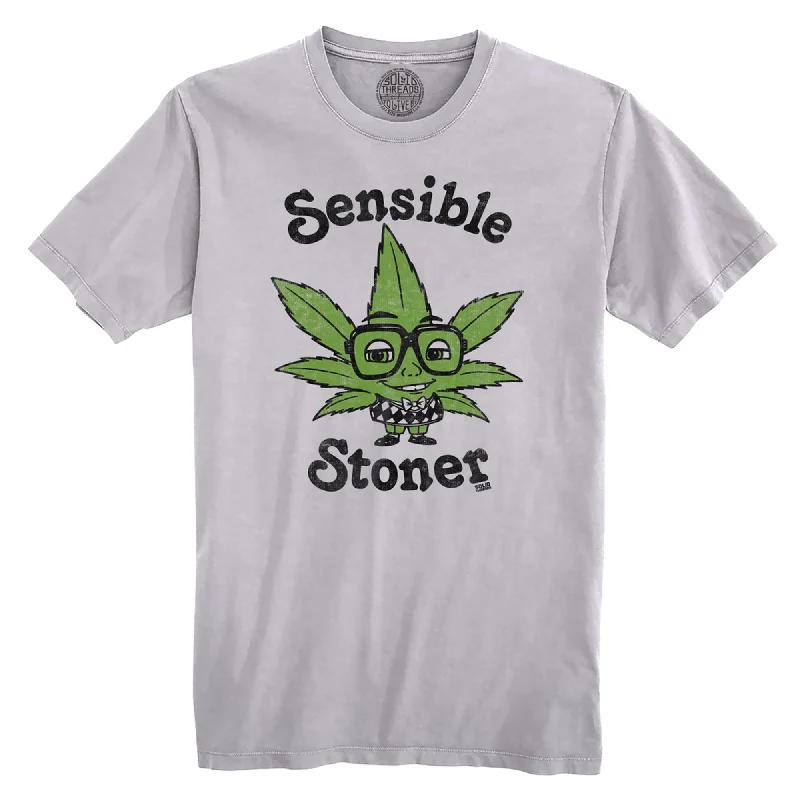 Men's eco-friendly active t-shirt-Sensible Stoner Organic Cotton T-shirt