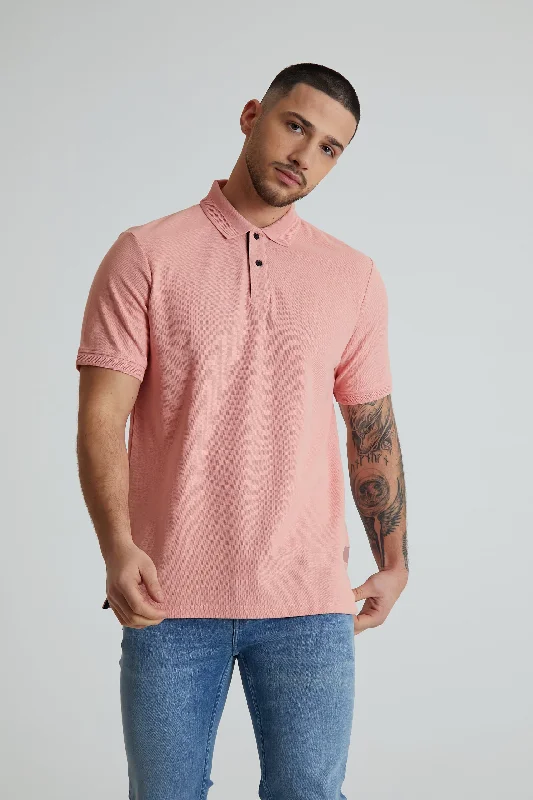 Men's durable performance polo shirt-Kuga honeycomb pique polo in Quartz