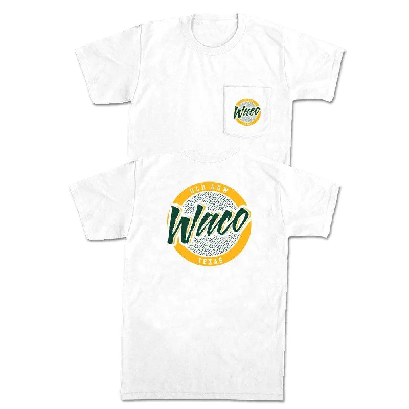 Men's ultra-lightweight t-shirt-Waco, Texas Circle Logo Pocket Tee