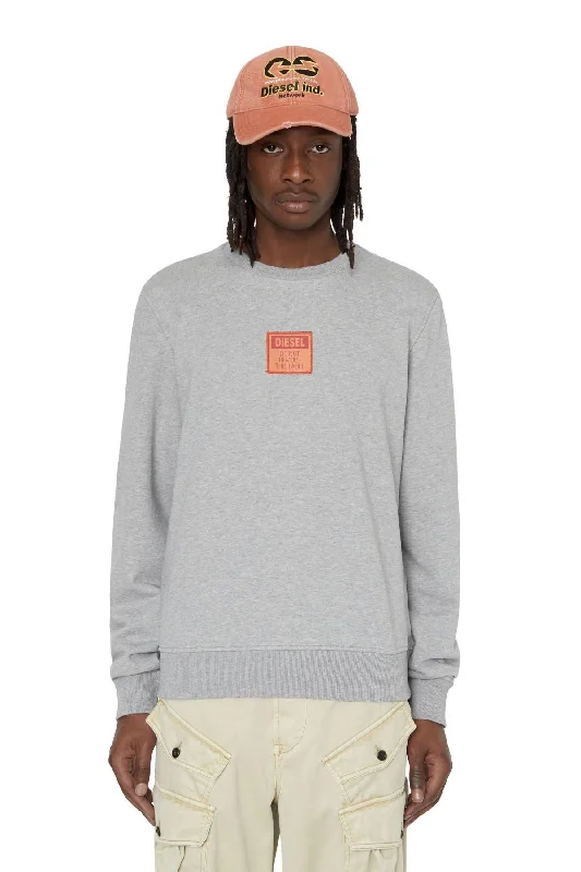 Men's no-iron sweatshirt-Diesel