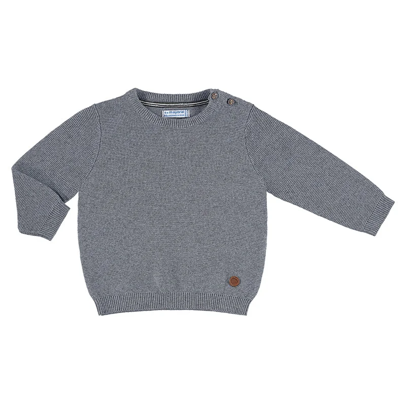 Men's running sweater-Mayoral Baby Basic Cotton Sweater 309-56