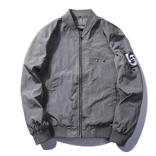 Men's eco-conscious jacket-Bomber Jacket For Men, Casual Mens Jackets