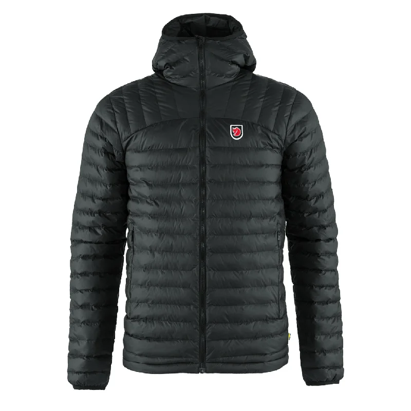 Men's cooling jacket-Fjallraven Expedition Latt Hoodie Black